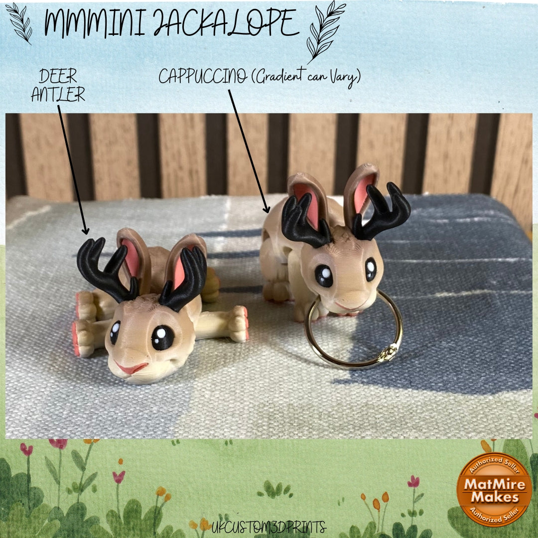 Mmmini Jackalope Fidget - Optional Keychain