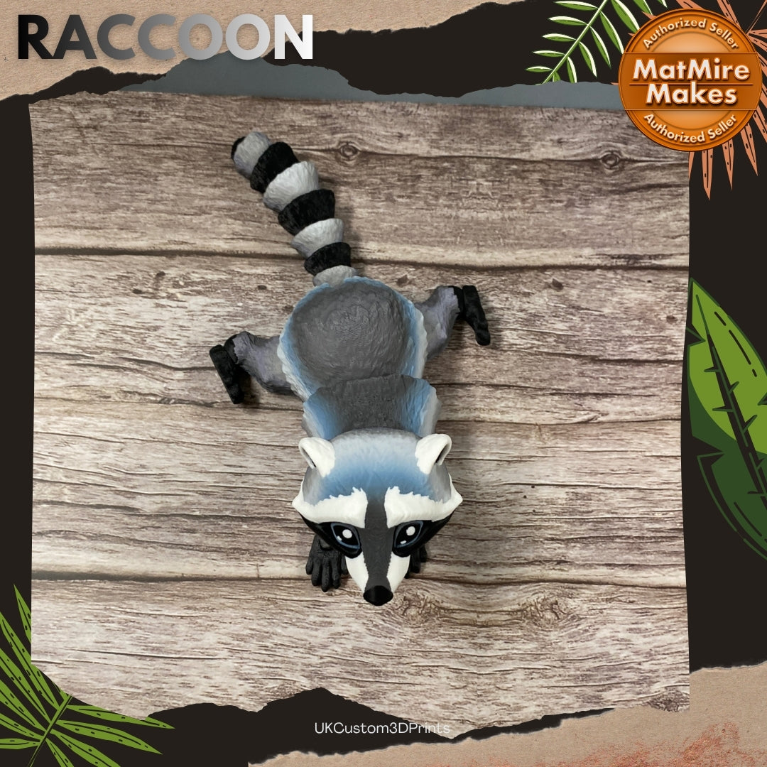 3D Printed Articulated Raccoon