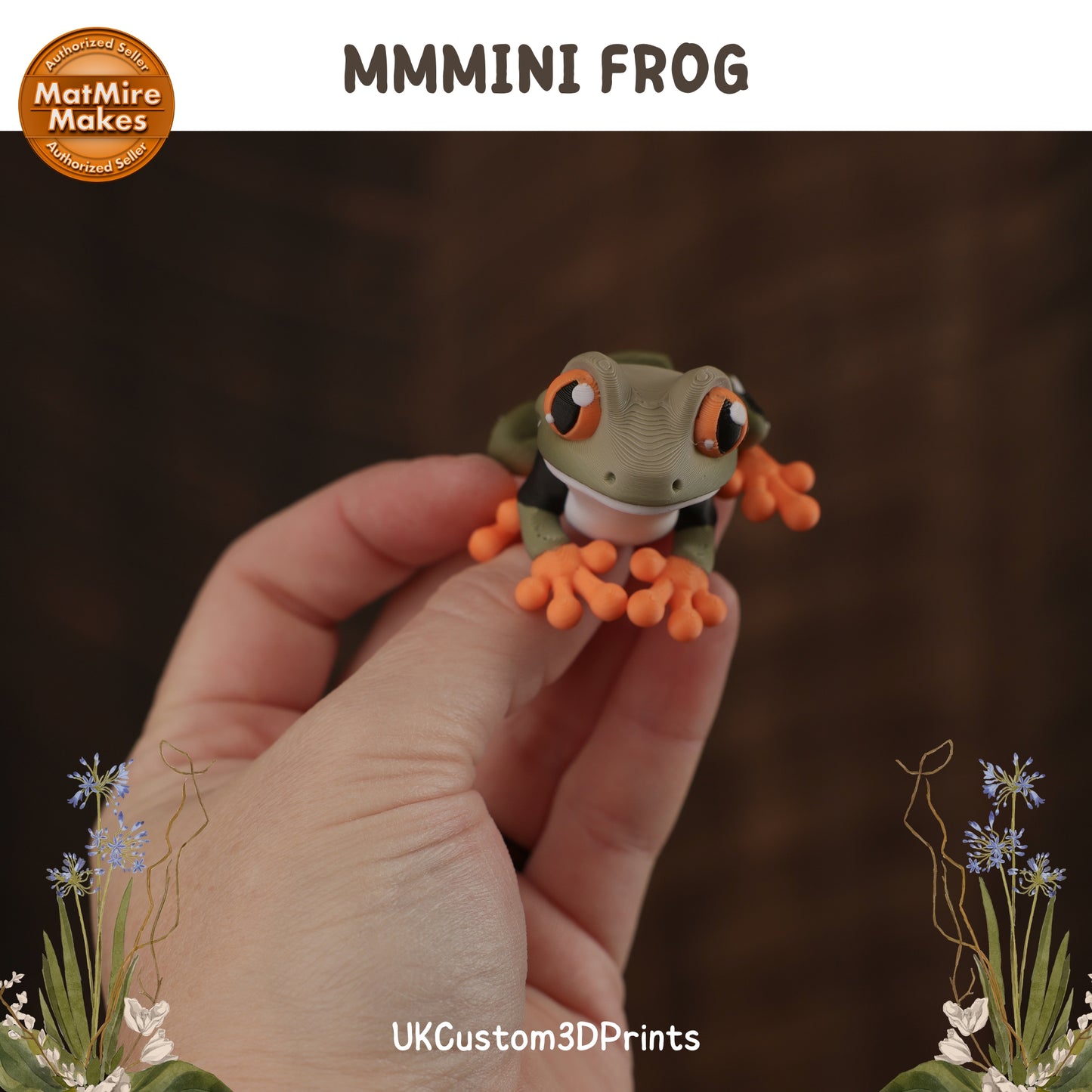 MMMini Frog Fidget - Optional Keychain