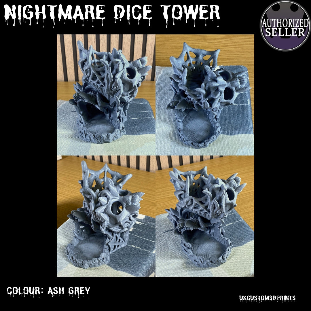 3D Printed Nightmare Dice Tower