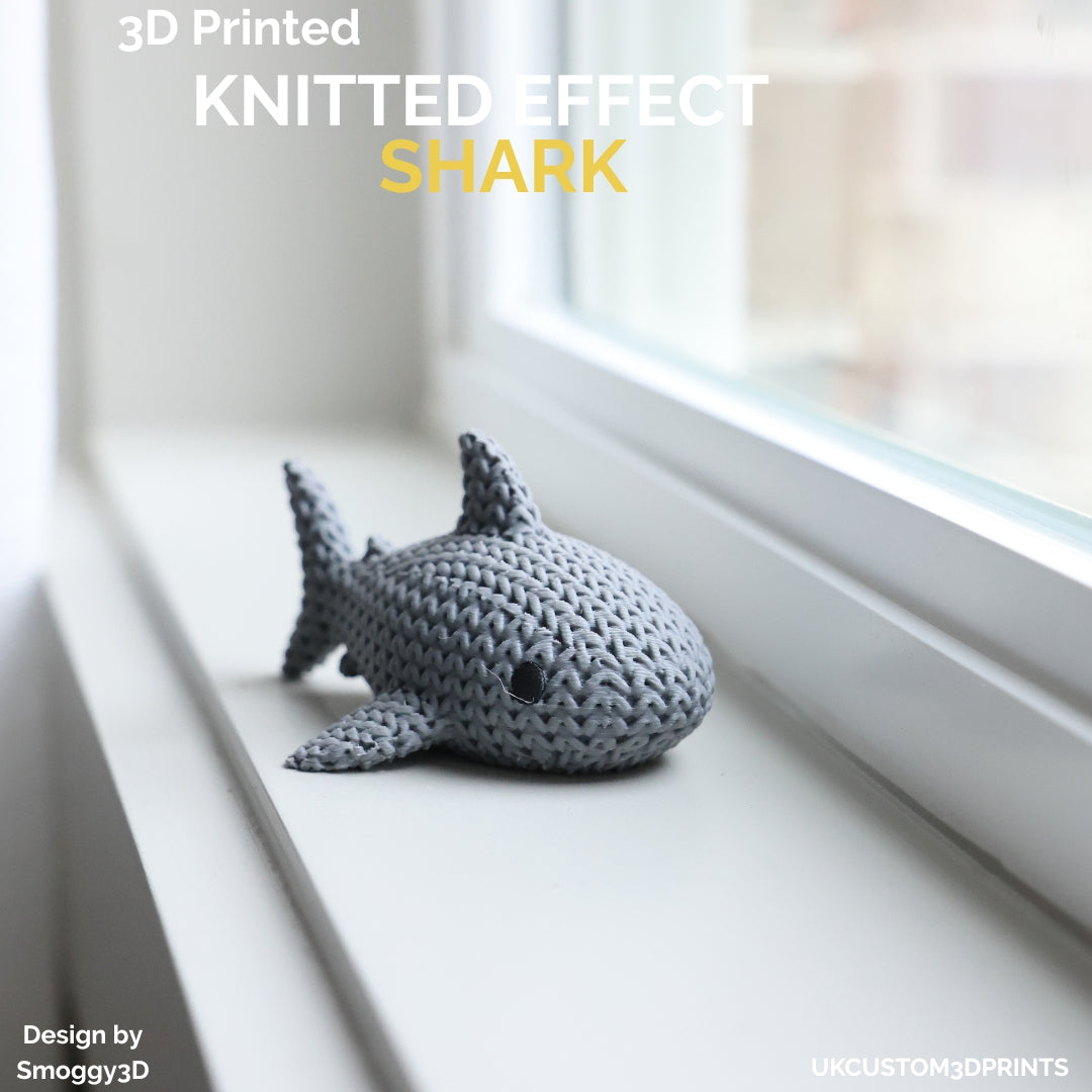 3D Printed Shark - Knitted Effect