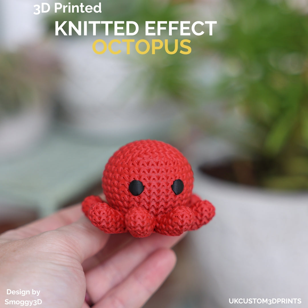 3D Printed Octopus - Knitted Effect