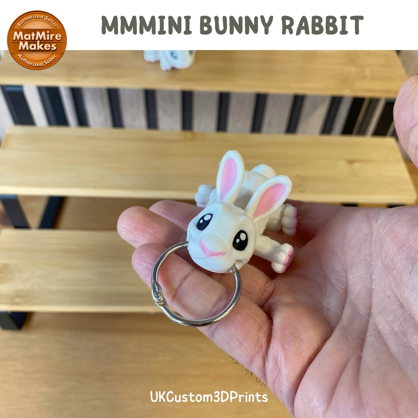 MMMini Bunny Rabbit Fidget - Optional Keychain