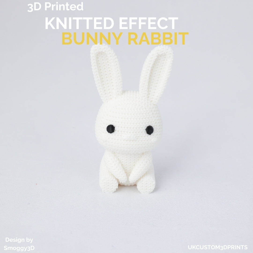 3D Printed Bunny Rabbit - Knitted Effect