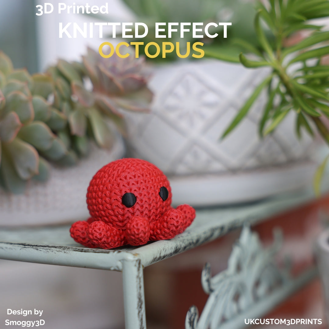 3D Printed Octopus - Knitted Effect
