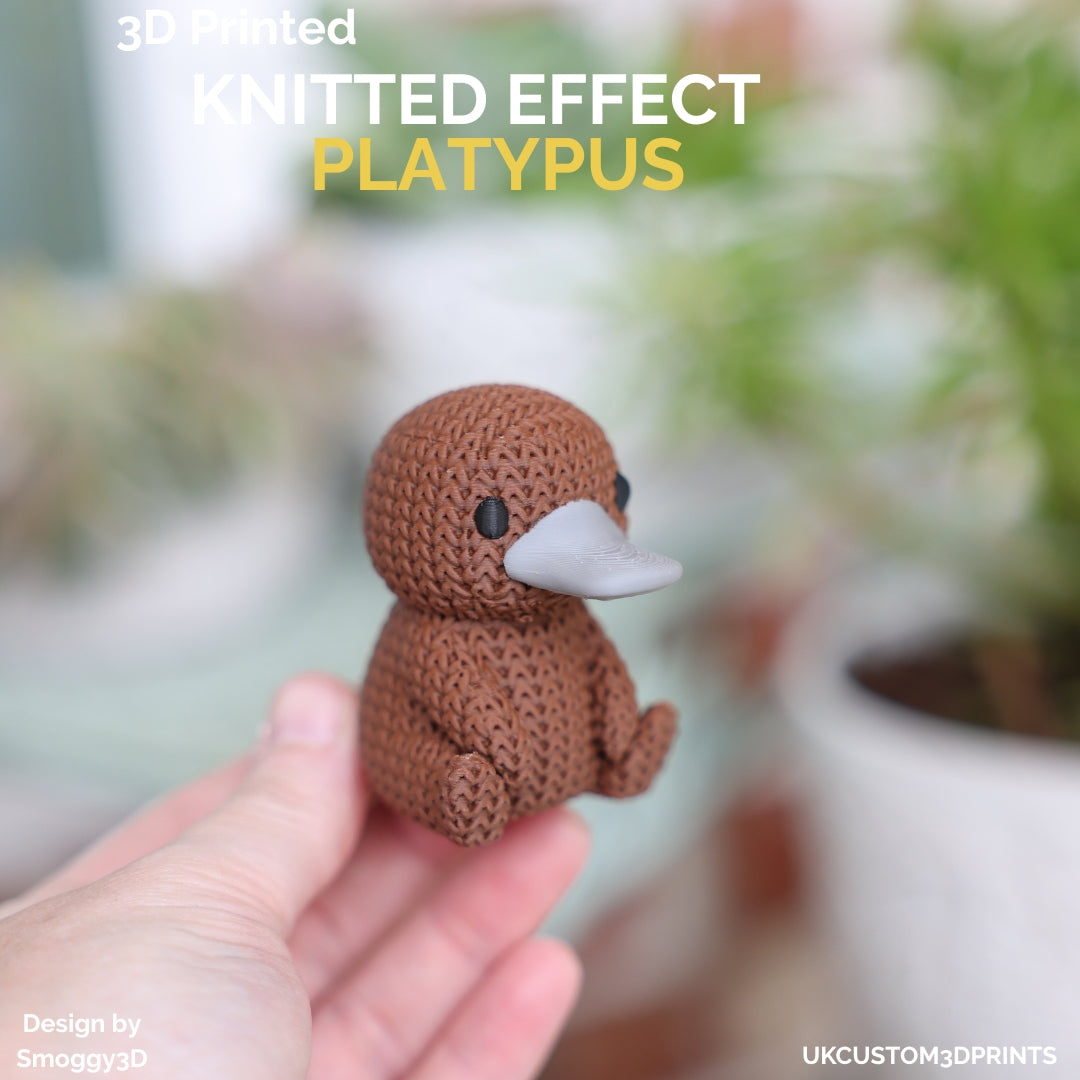 3D Printed Platypus - Knitted Effect