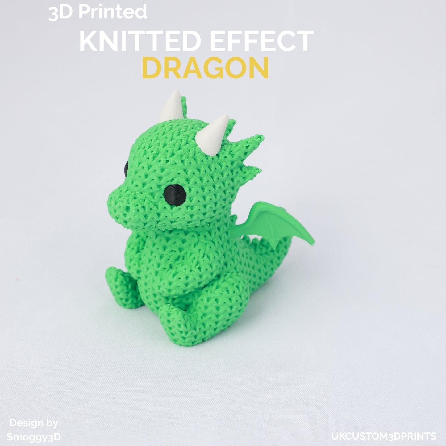 3D Printed Dragon - Knitted Effect