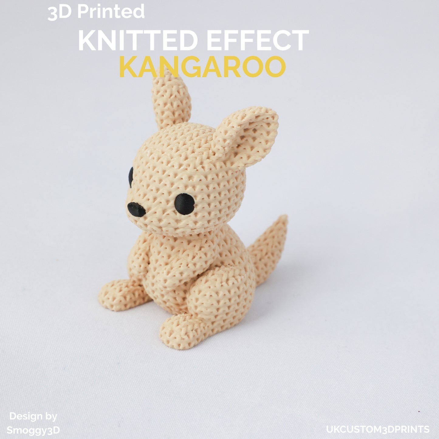 3D Printed Kangaroo - Knitted Effect