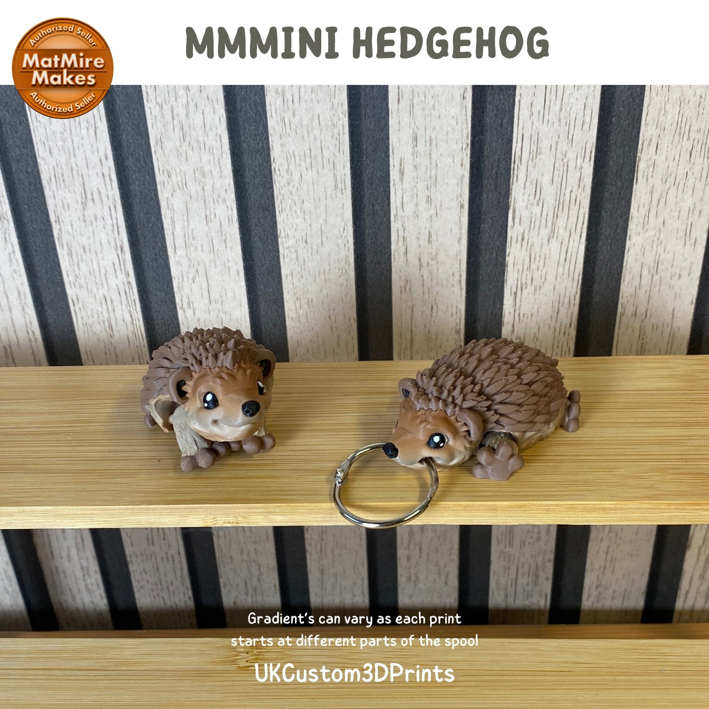 MMMini Hedgehog Fidget - Optional Keychain