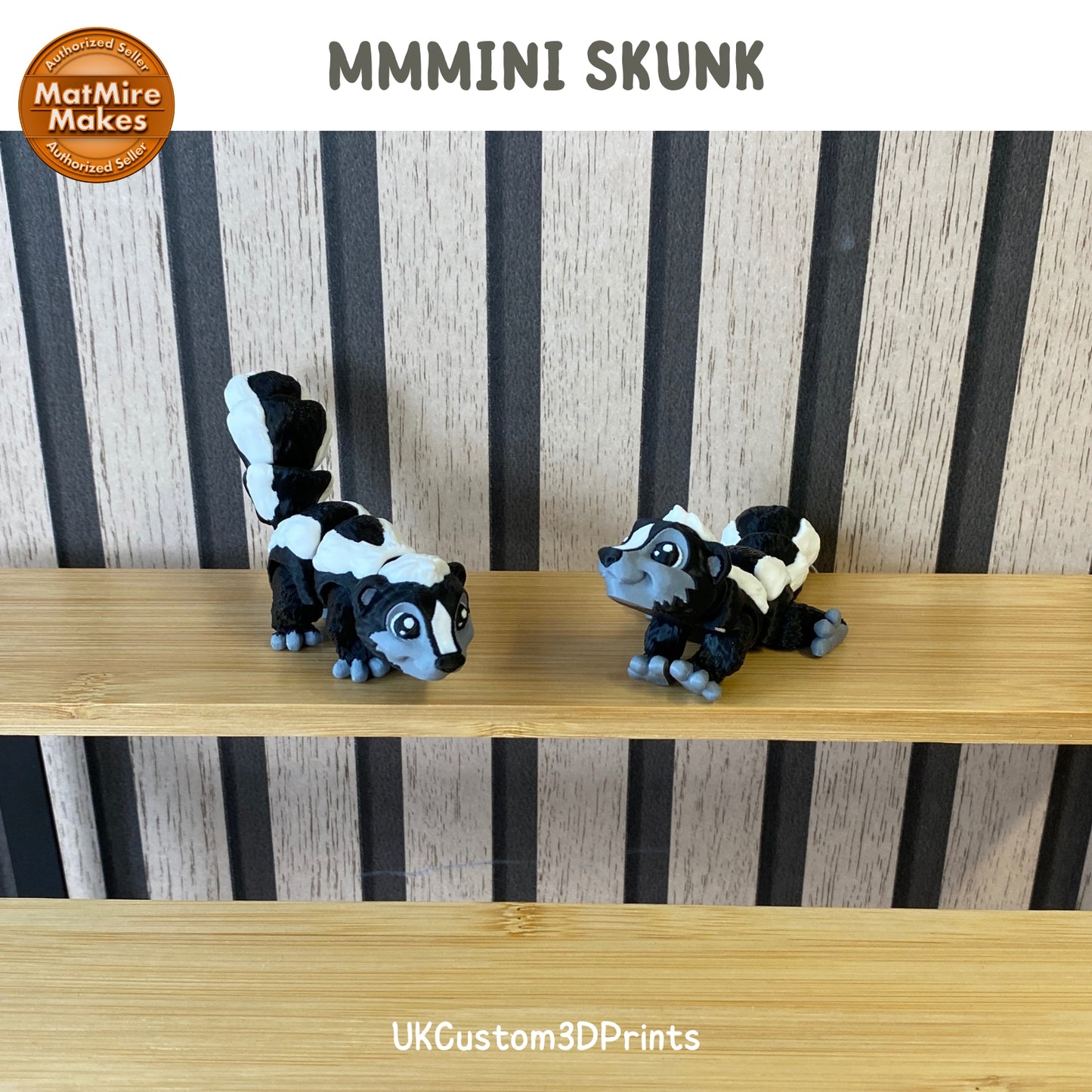 MMMini Skunk Fidget - Optional Keychain