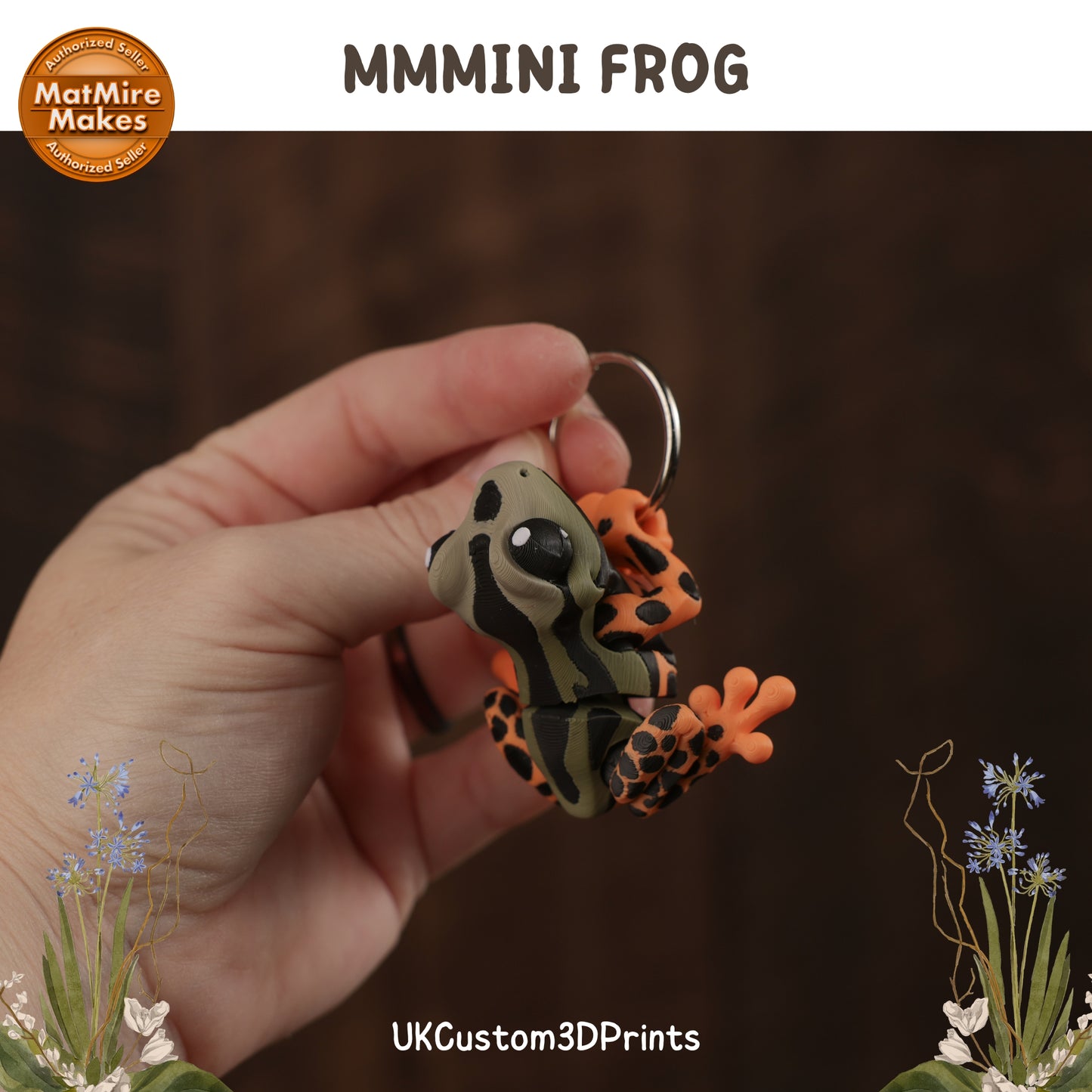 MMMini Frog Fidget - Optional Keychain