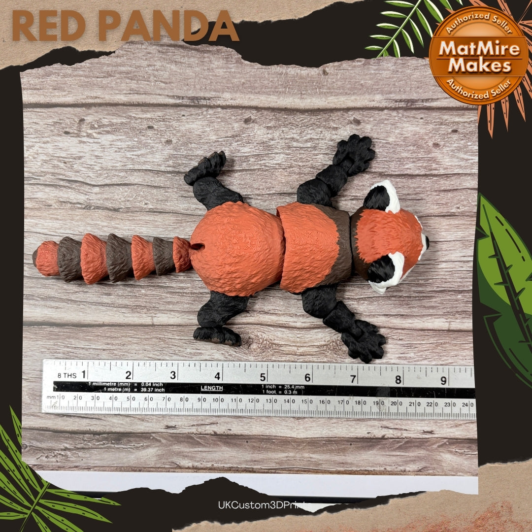 3D Printed Articulated Red Panda