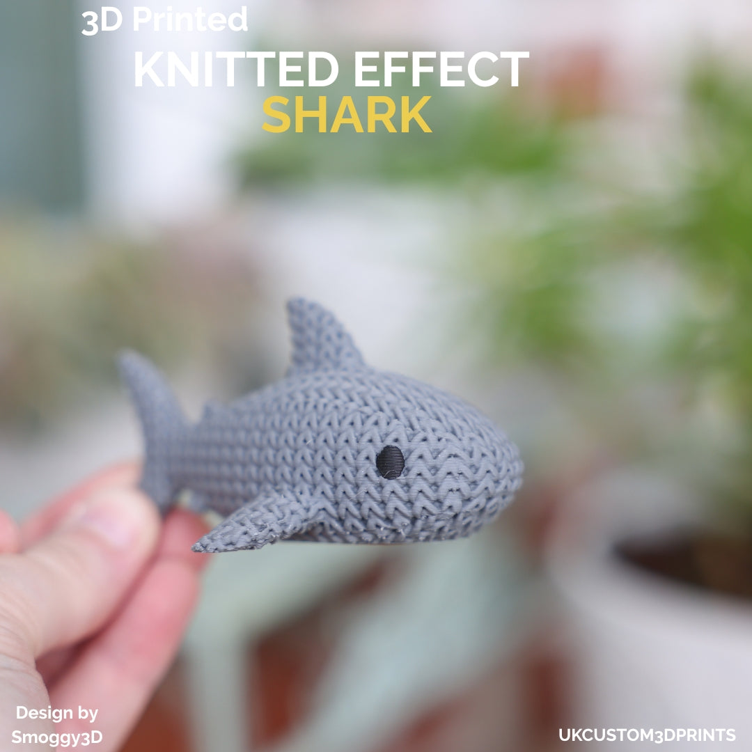 3D Printed Shark - Knitted Effect