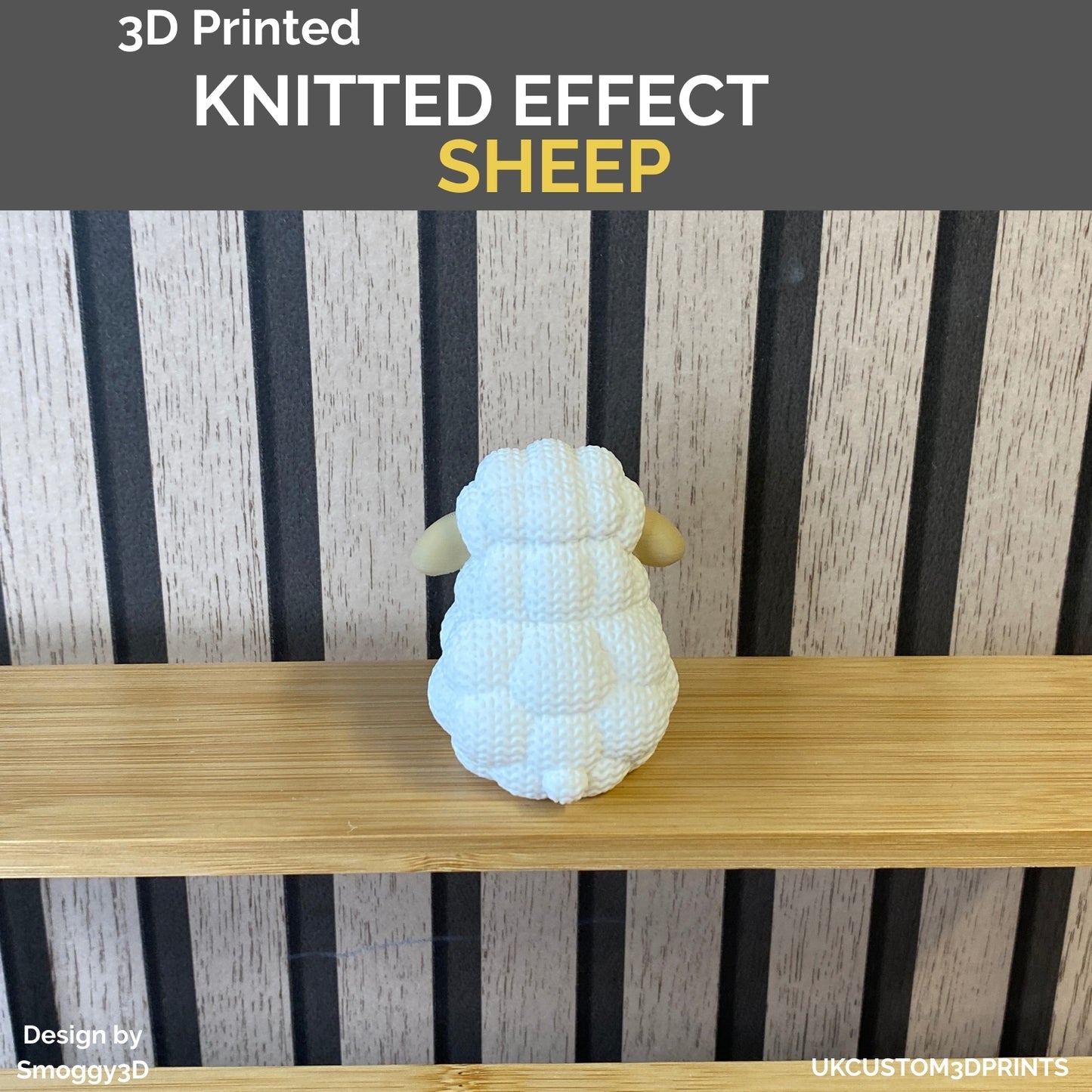 3D Printed Sheep - Knitted Effect