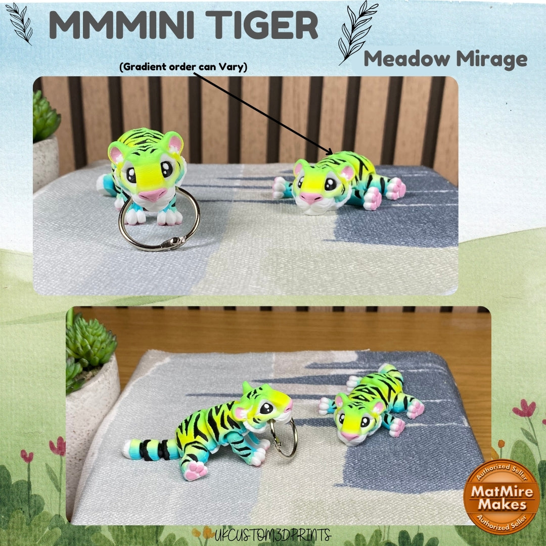 MMMini Tiger Fidget - Optional Keychain