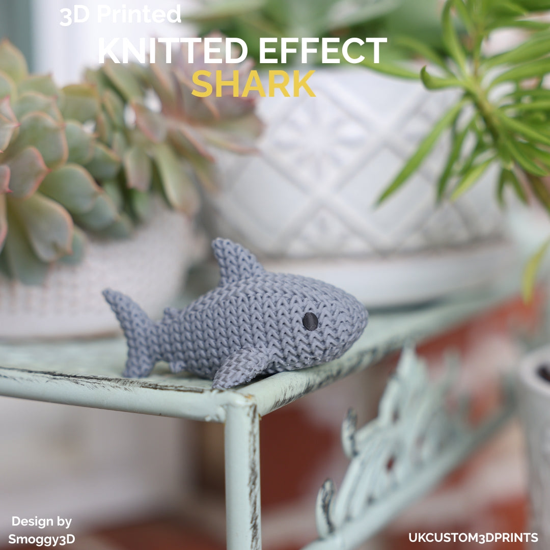 3D Printed Shark - Knitted Effect