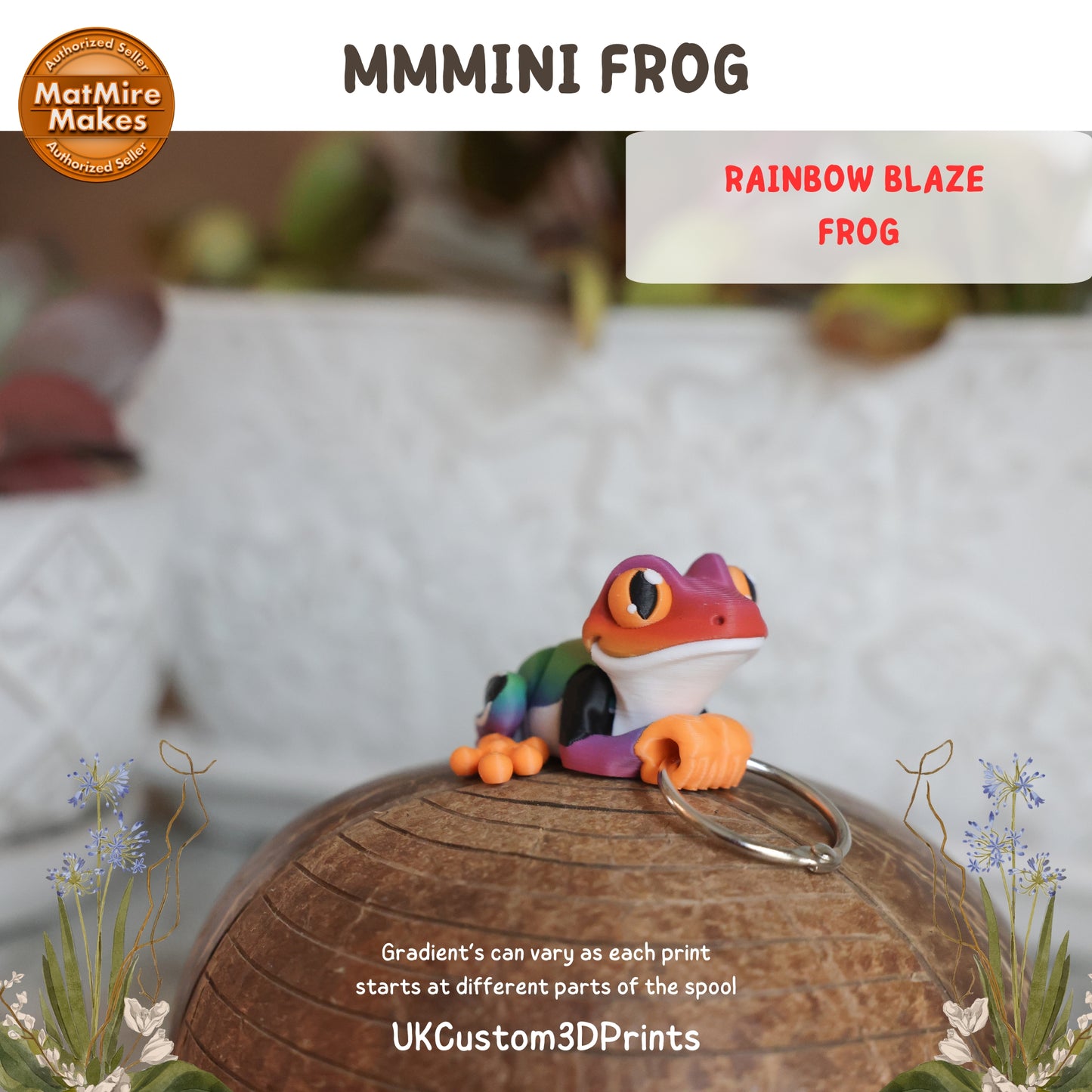 MMMini Frog Fidget - Optional Keychain