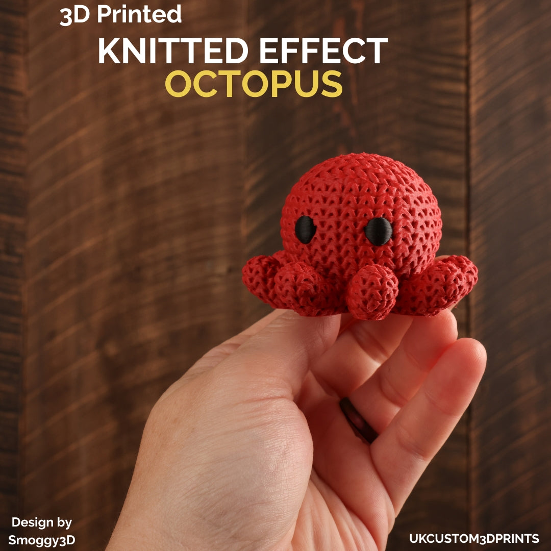 3D Printed Octopus - Knitted Effect