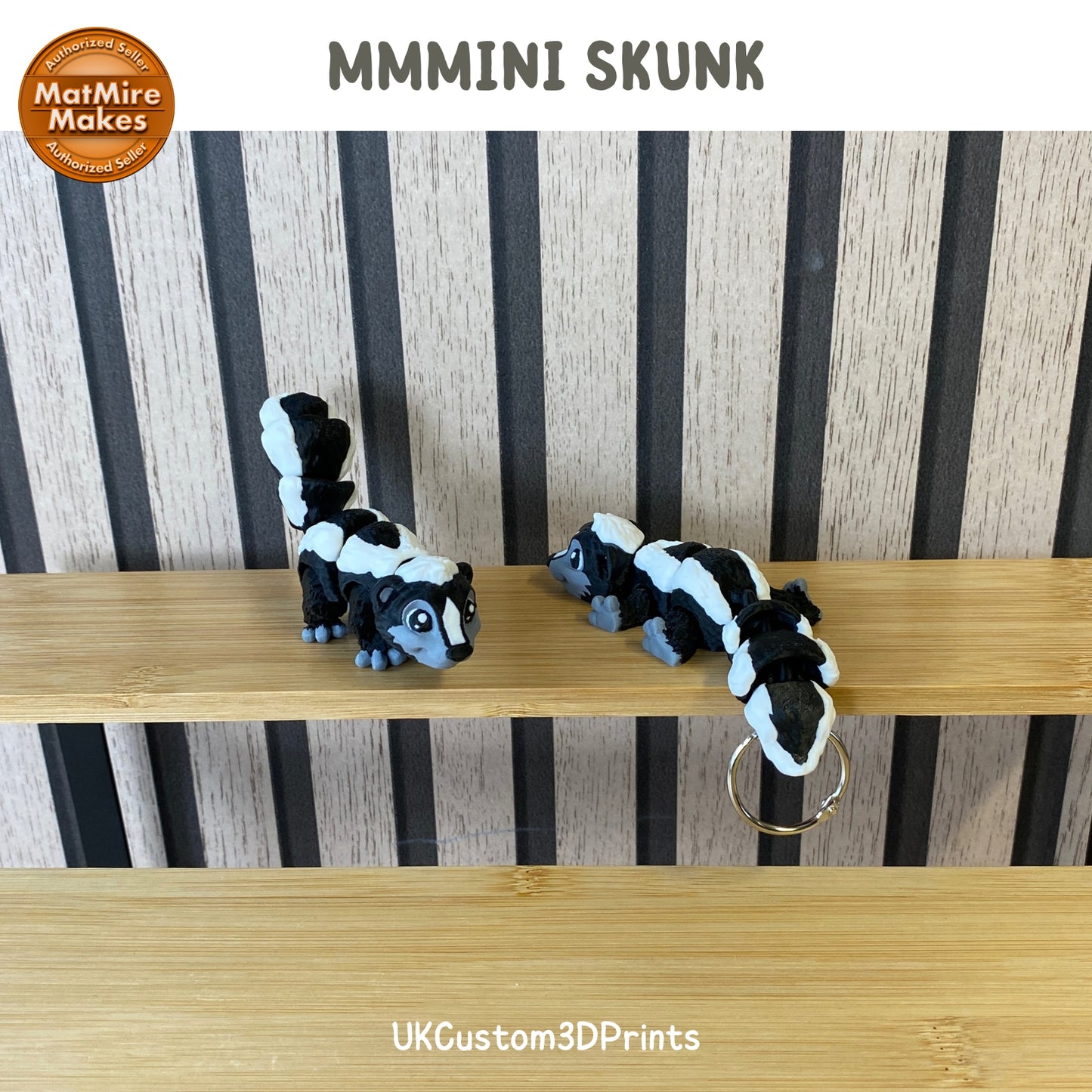 MMMini Skunk Fidget - Optional Keychain