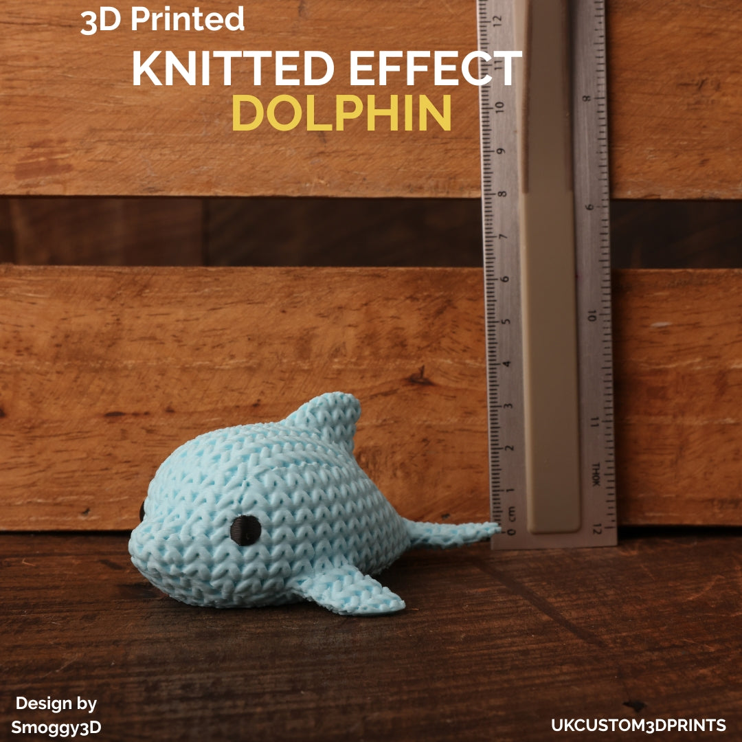 3D Printed Dolphin - Knitted Effect