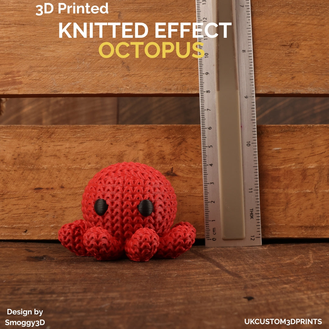 3D Printed Octopus - Knitted Effect