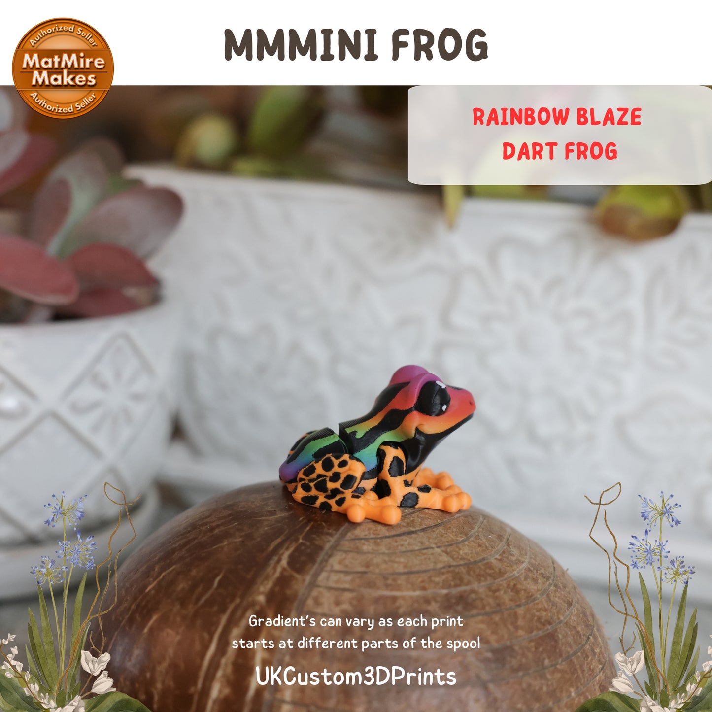 MMMini Frog Fidget - Optional Keychain