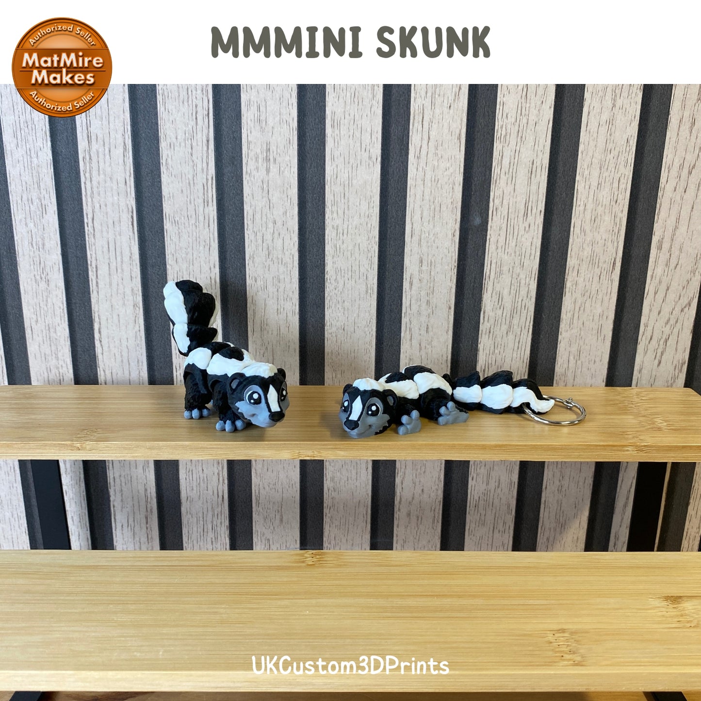 MMMini Skunk Fidget - Optional Keychain