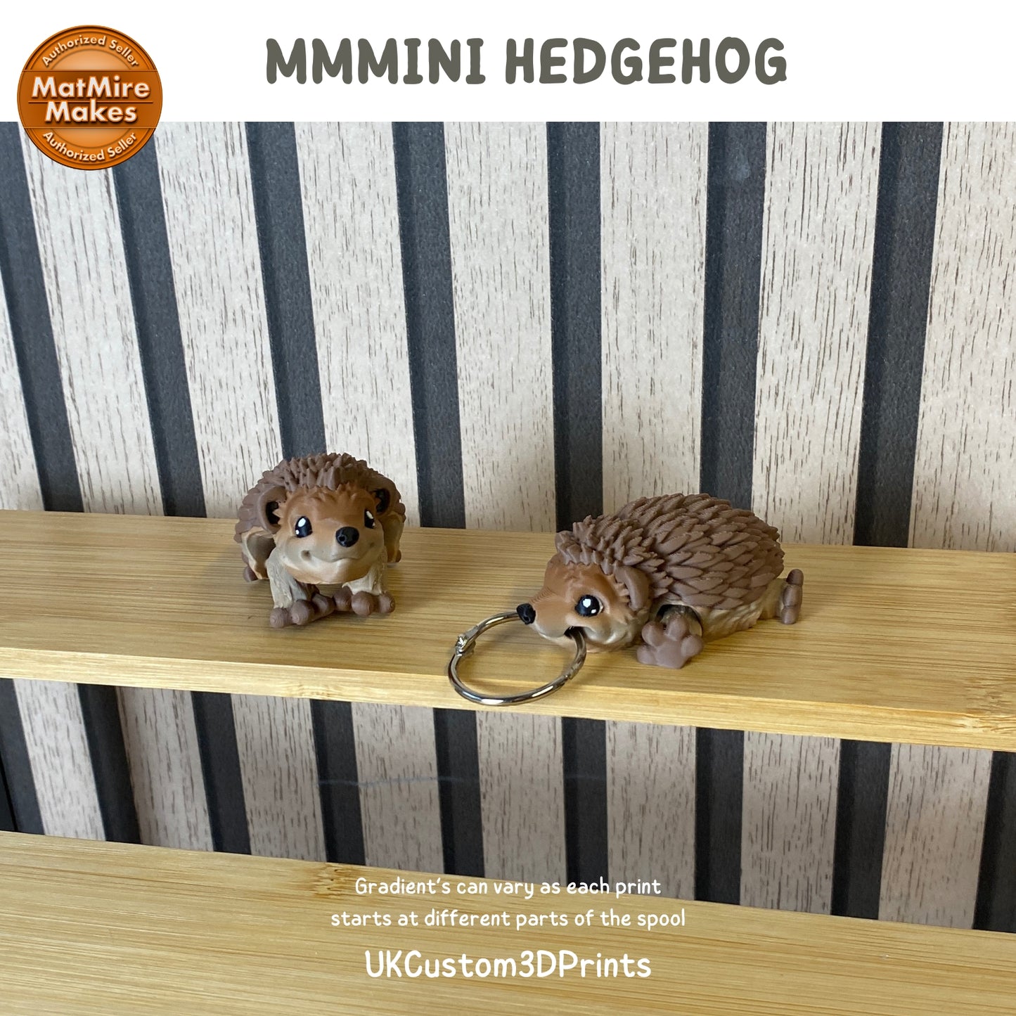 MMMini Hedgehog Fidget - Optional Keychain