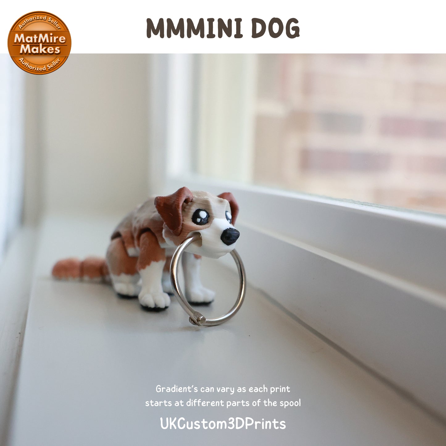 MMMini Dog Fidget - Optional Keychain