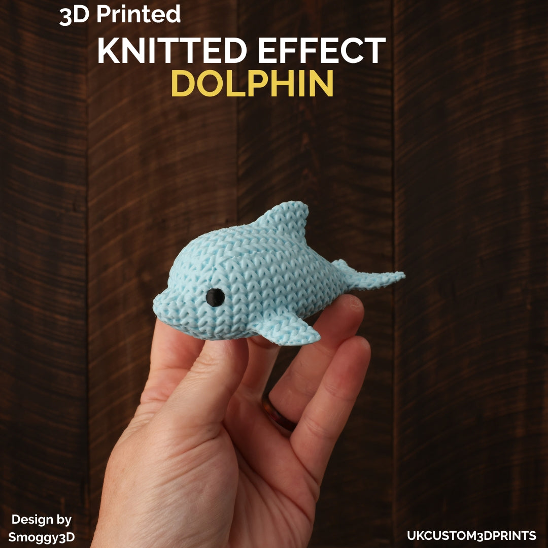 3D Printed Dolphin - Knitted Effect