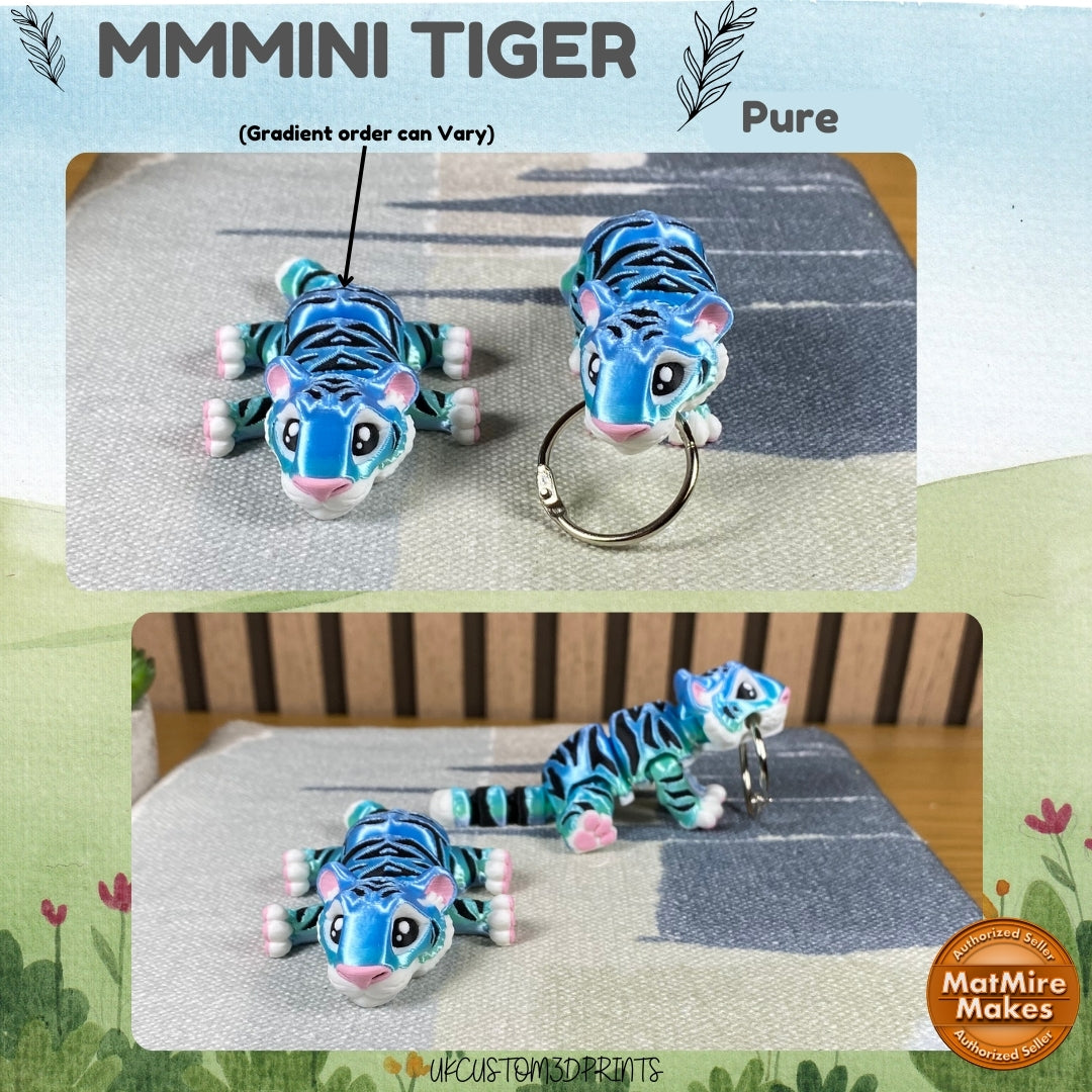 MMMini Tiger Fidget - Optional Keychain