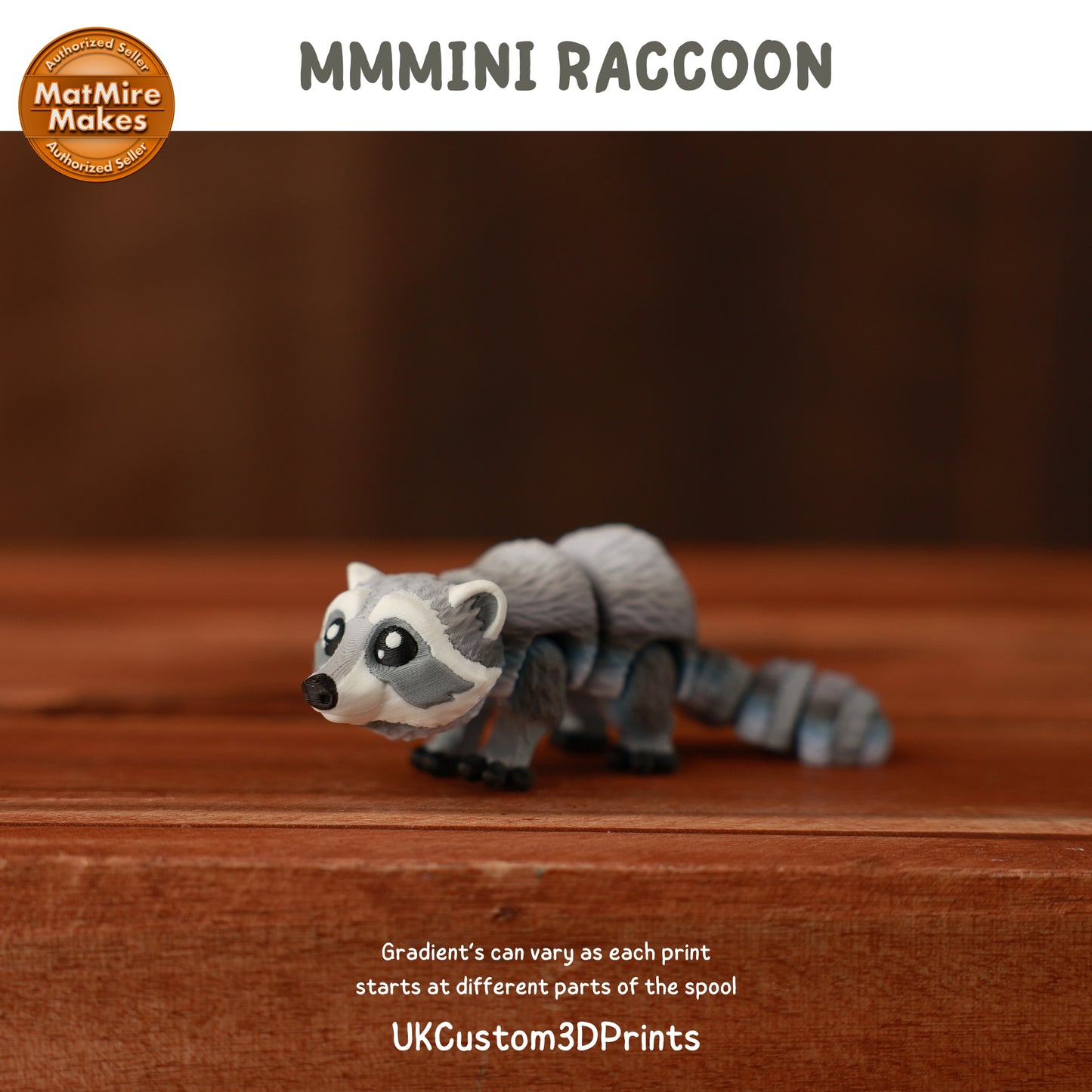 MMMini Raccoon Fidget - Optional Keychain