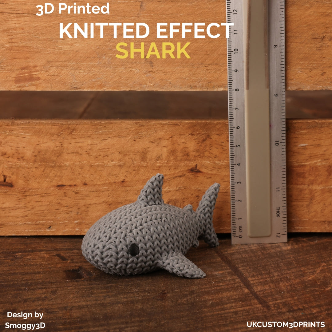 3D Printed Shark - Knitted Effect