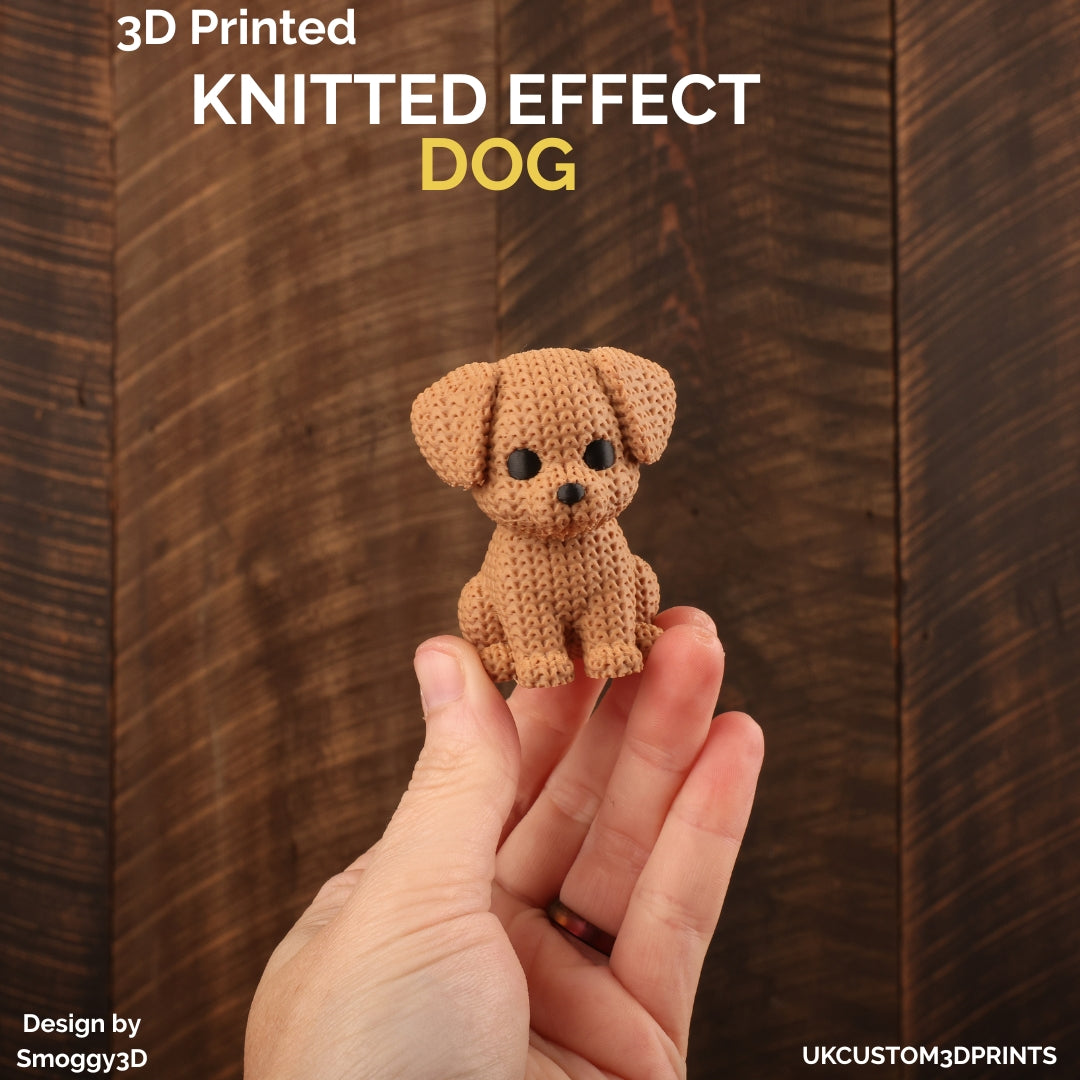 3D Printed Dog - Knitted Effect