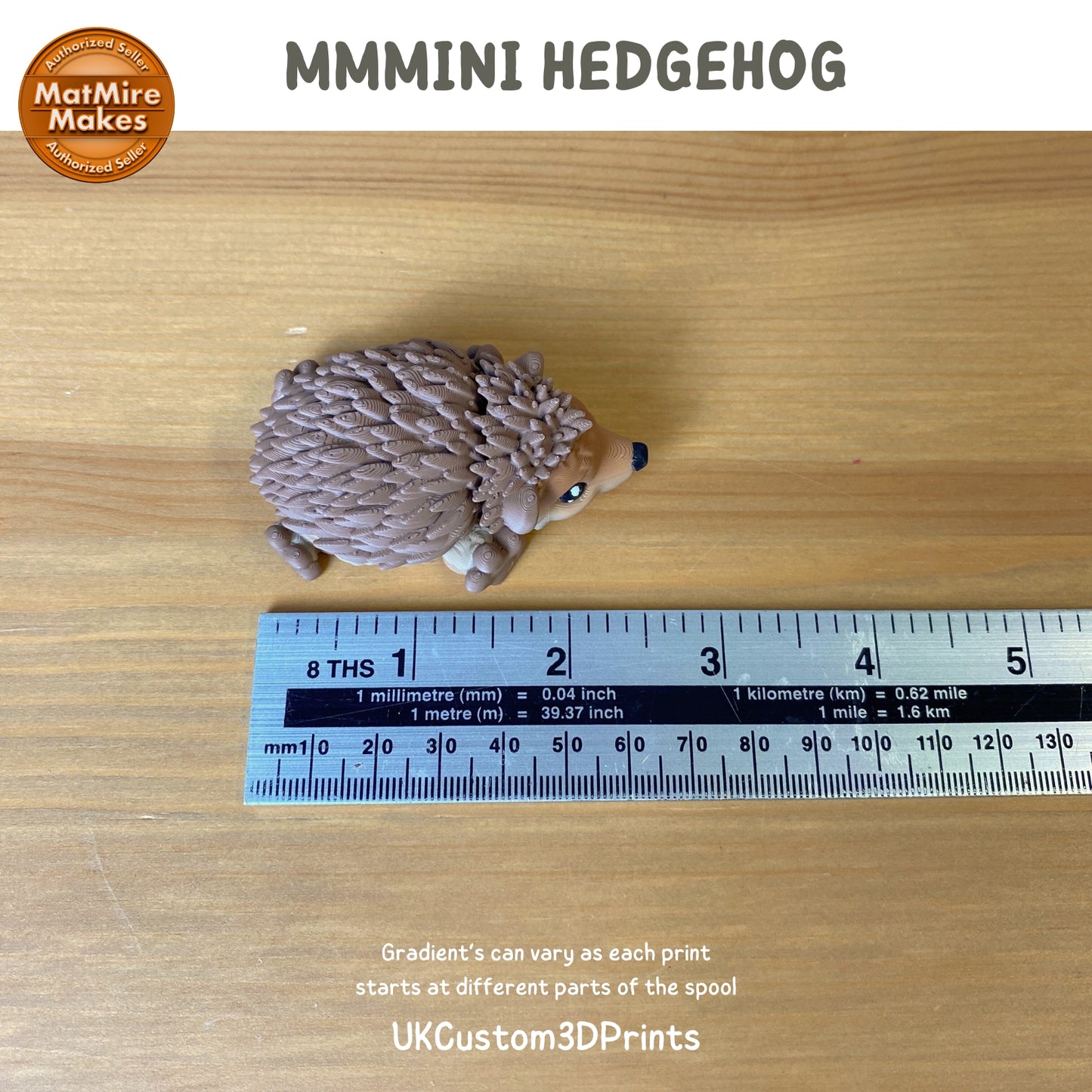 MMMini Hedgehog Fidget - Optional Keychain