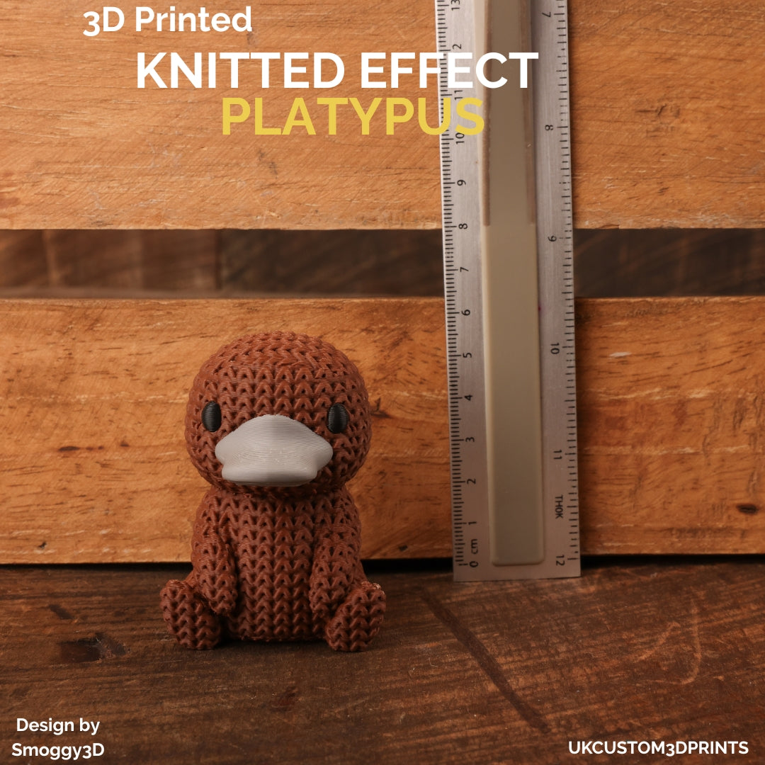 3D Printed Platypus - Knitted Effect