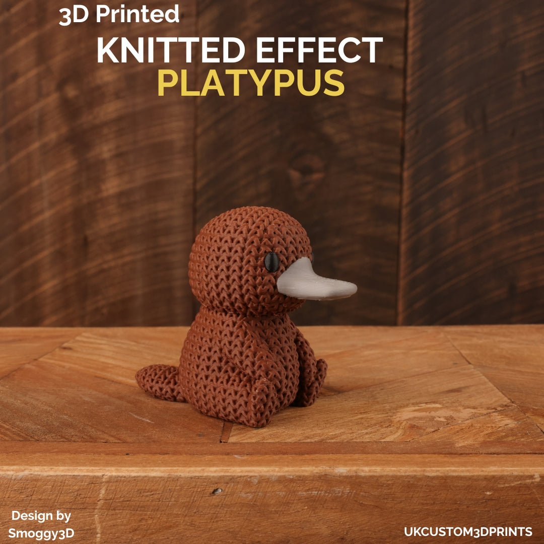 3D Printed Platypus - Knitted Effect