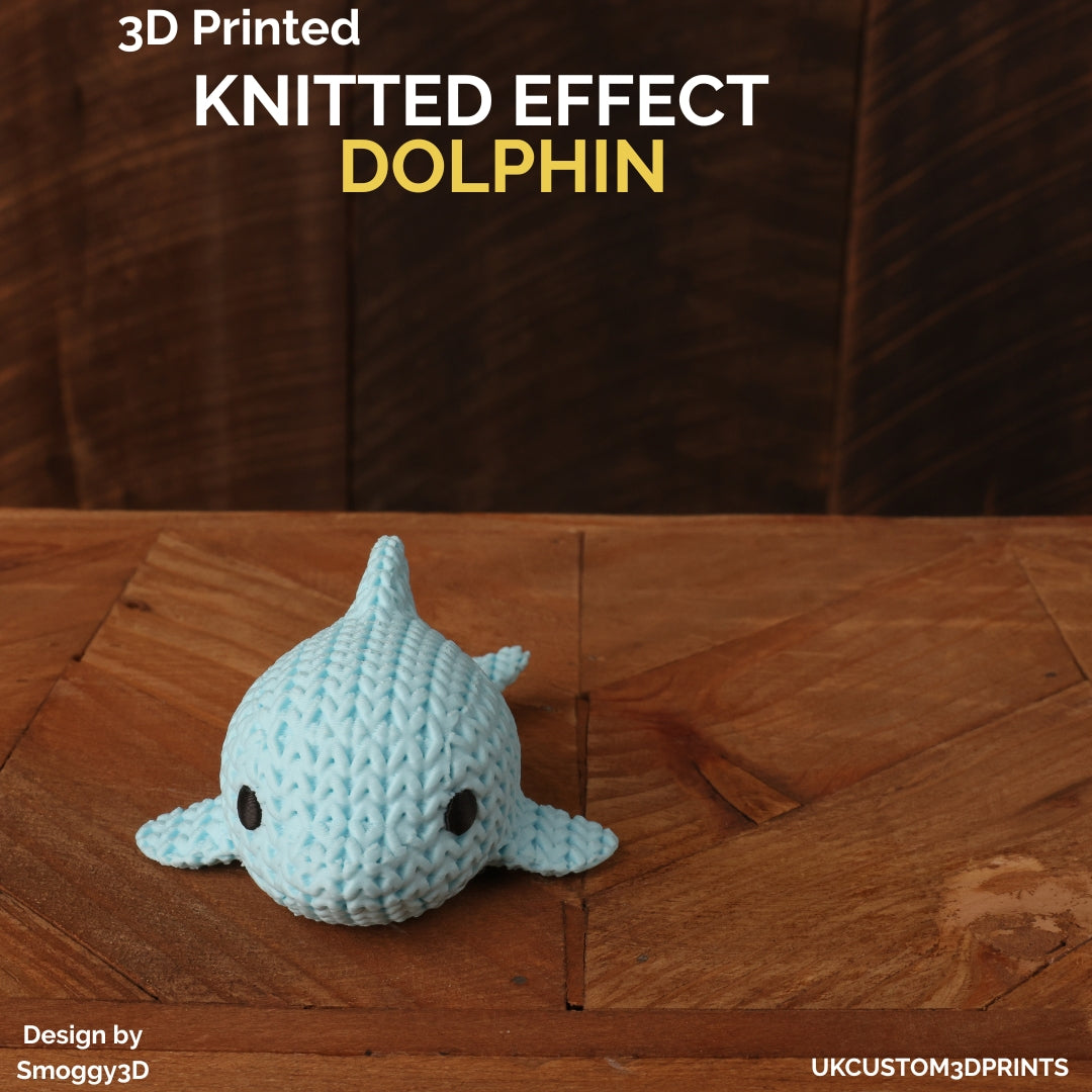 3D Printed Dolphin - Knitted Effect