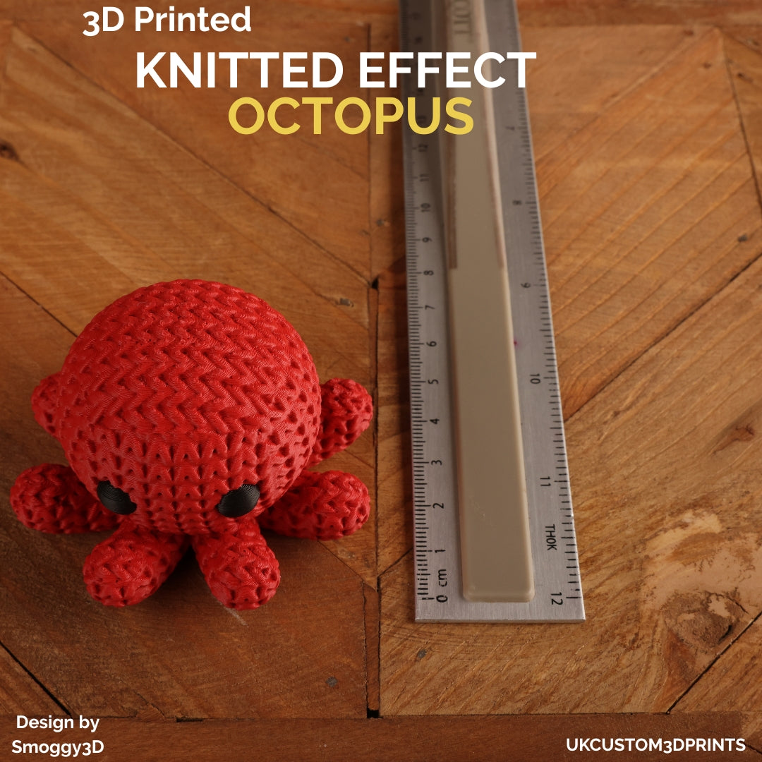 3D Printed Octopus - Knitted Effect
