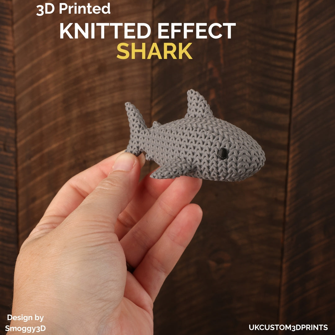 3D Printed Shark - Knitted Effect