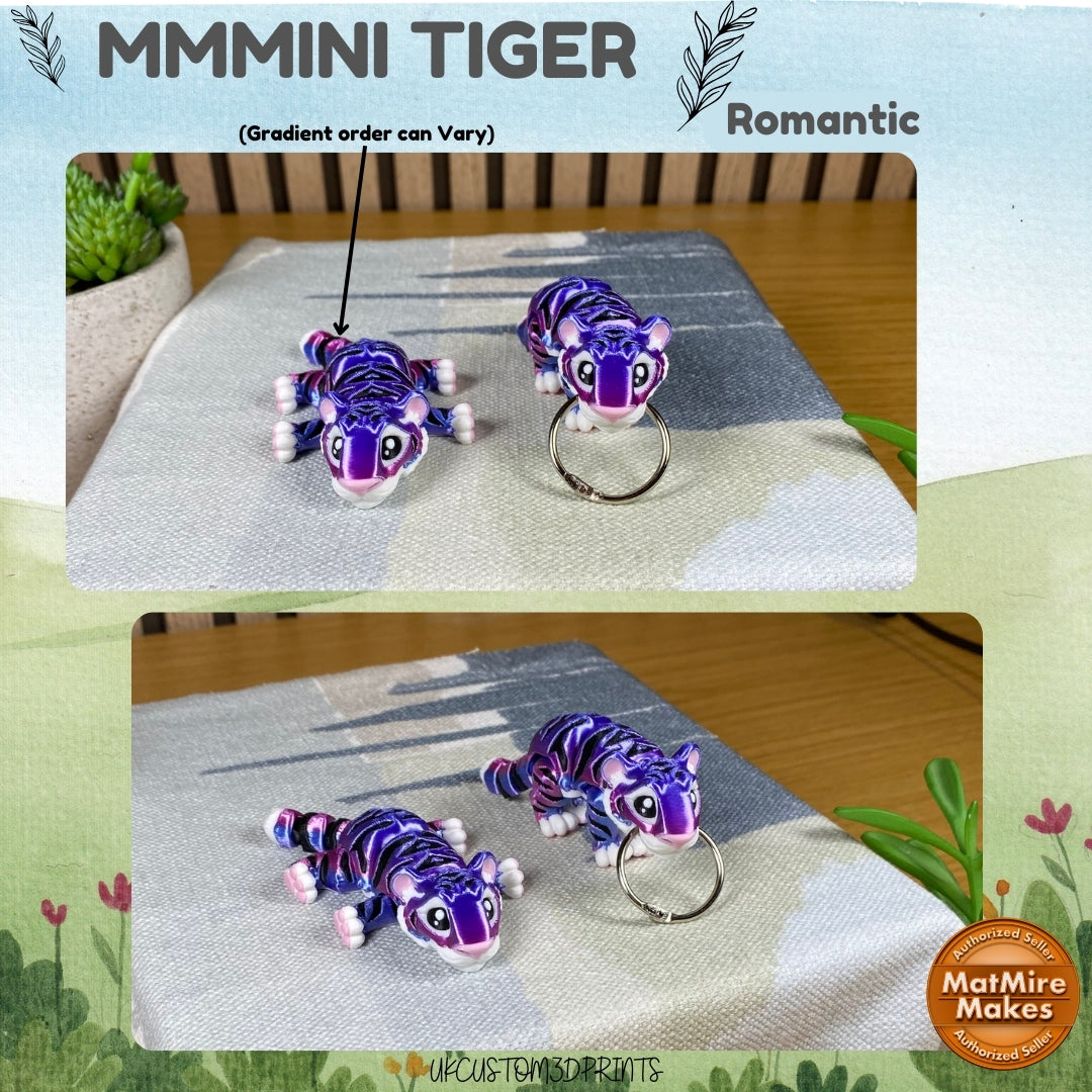 MMMini Tiger Fidget - Optional Keychain