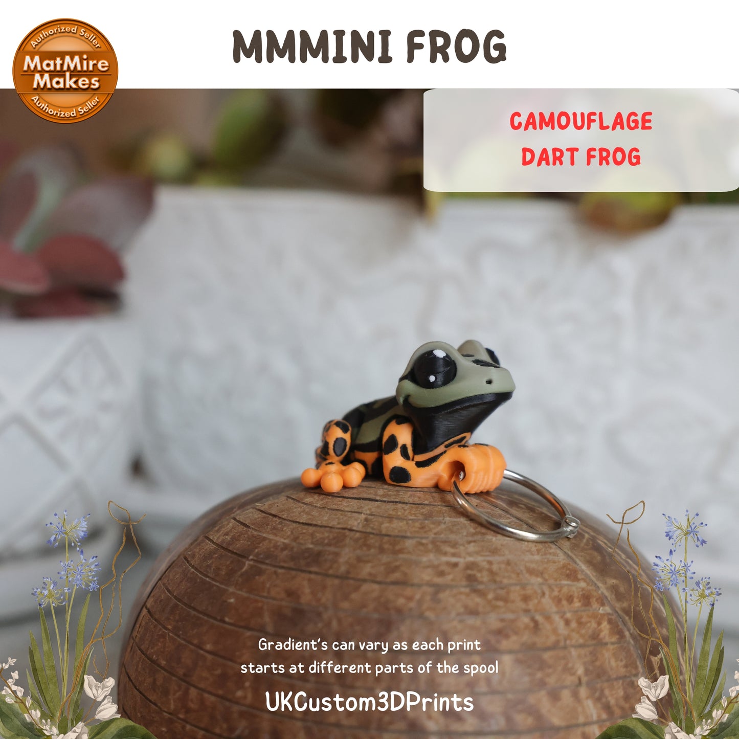 MMMini Frog Fidget - Optional Keychain