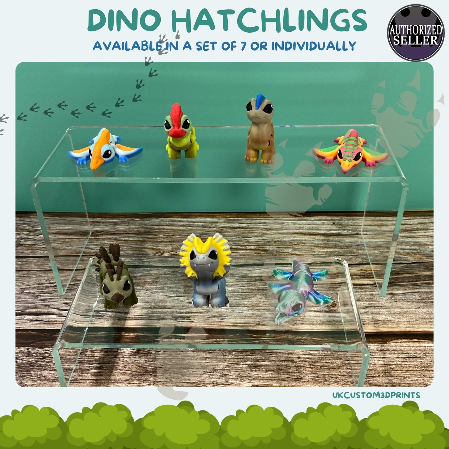 3D Printed Dino Hatchlings