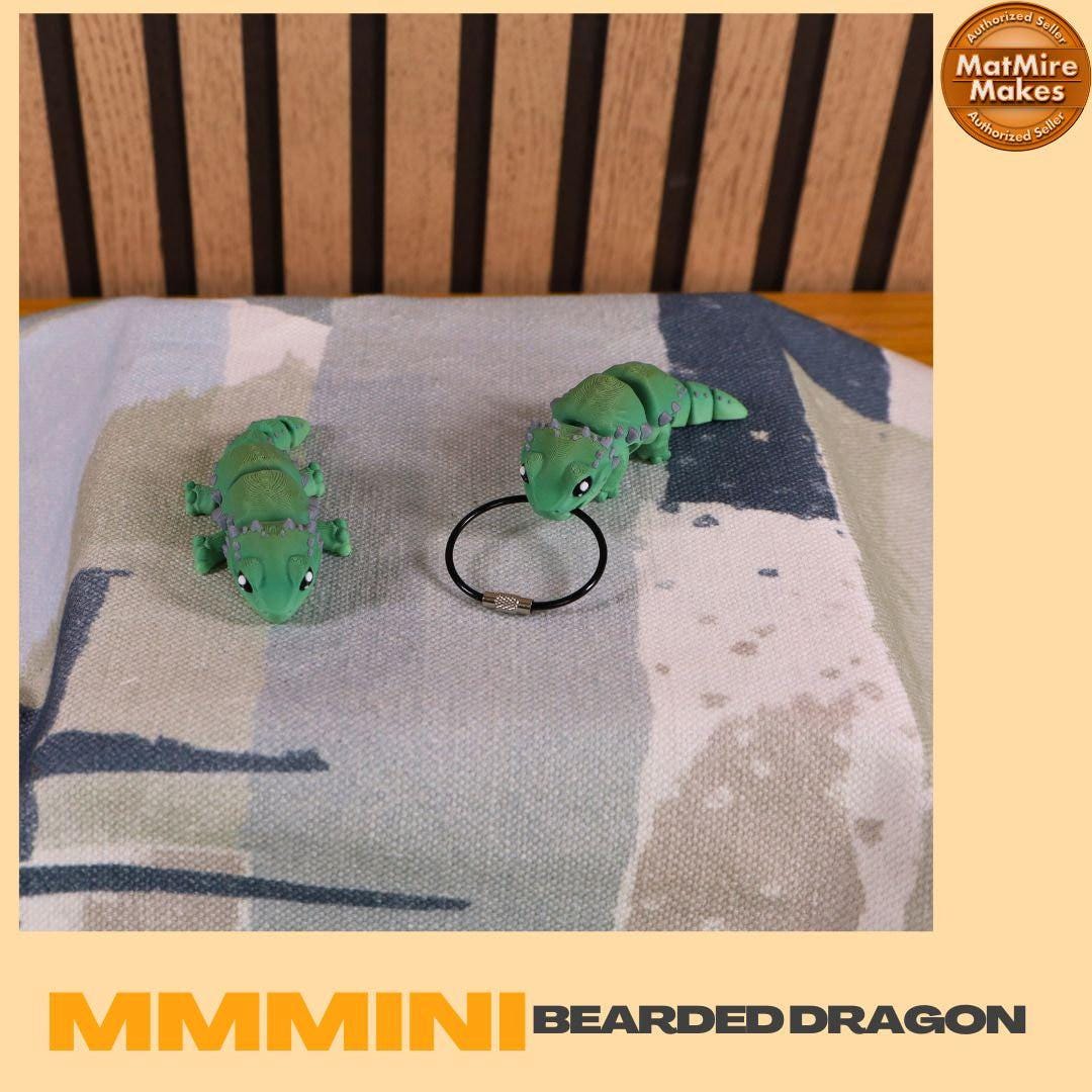 Mmmini Bearded Dragon Fidget - Optional Keychain