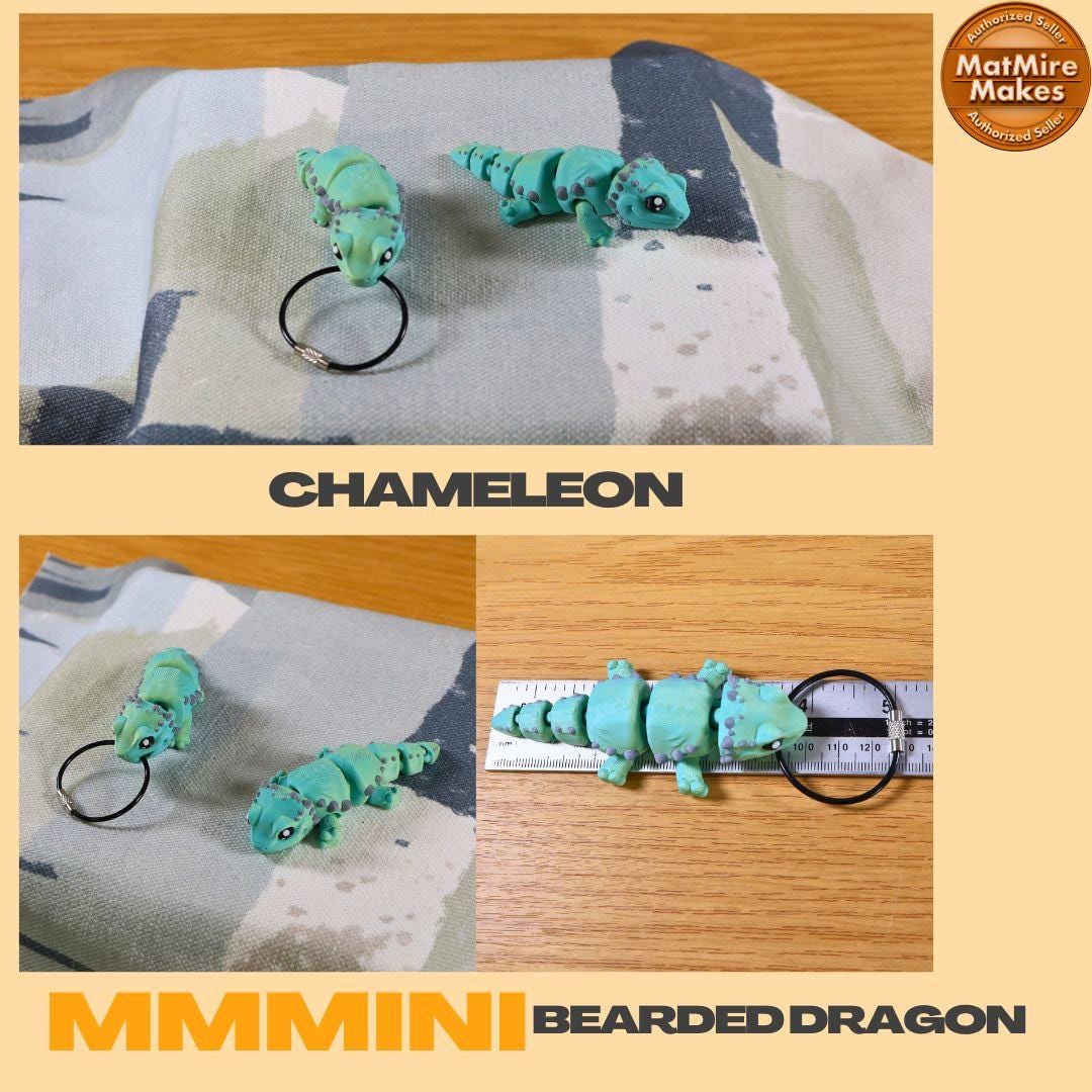 Mmmini Bearded Dragon Fidget - Optional Keychain