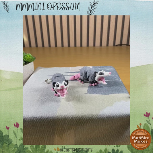Mmmini Opossum Fidget - Optional Keychain