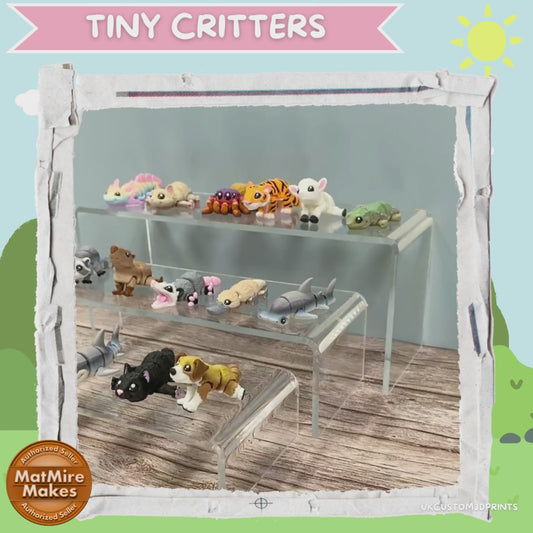 Tiny Critters Animal Fidgets - 3D Printed